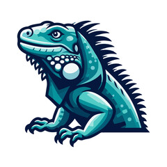 iguana illustration design