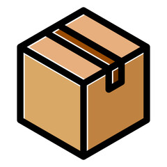 cardboard box icon