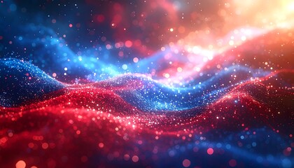 Abstract digital art with vibrant colors