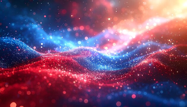 Abstract digital art with vibrant colors