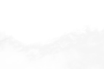 Obraz premium white cloud fluffy, fog or misty or smoke for overlay and design effect. isolated on transparent background. PNG file