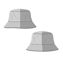 hat isolated on white mockup