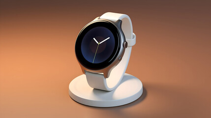 watch on white background