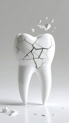 Cracked tooth graphic