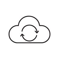 Cloud Data Sync Icon