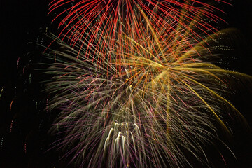 Obraz premium 東海まつり花火大会 花火 Tokai Festival firework