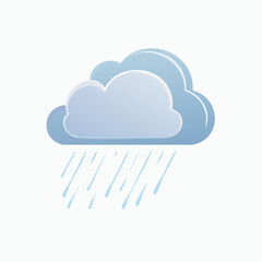 Rainy Cloud Weather Icon