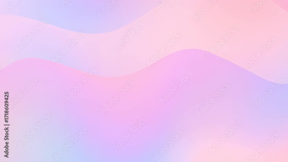 Poster soft pastel abstract waves background with smooth gradient colors