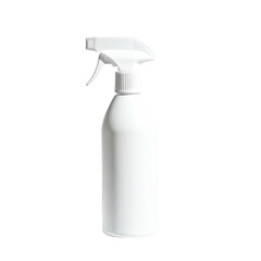 White plastic spray bottle, vertical, simple design (1)