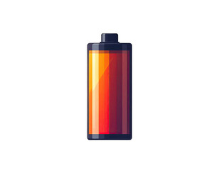 Full battery, stylized graphic