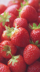 Strawberries Closeup Background Wallpaper