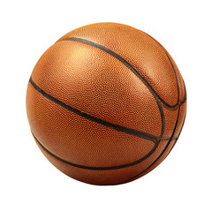 Obraz premium The iconic orange sphere with black seams poised for action represents the spirit of competition teamwork and athletic skill on display