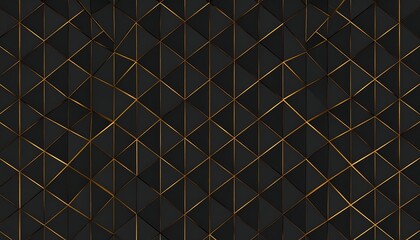 Abstract geometric pattern of dark triangles