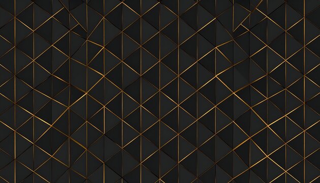 Abstract geometric pattern of dark triangles