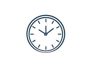 Dark-toned clock face, nearly midnight