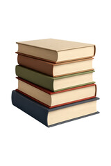 Stacked Books Display High quality Realistic image