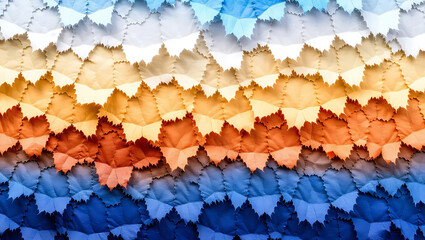 blue and yellow background with stars