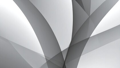 Abstract grayscale layered shapes