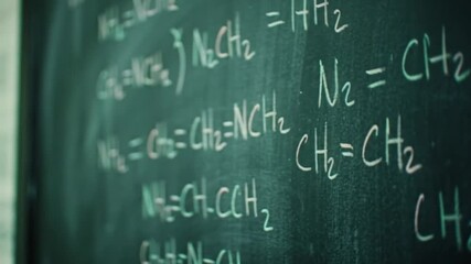 blackboard with numbers - Powered by Adobe