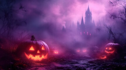 Halloween purple abstract background
