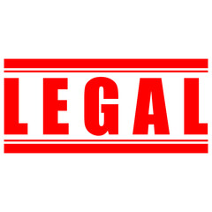 LEGAL, rubber stamp, vector