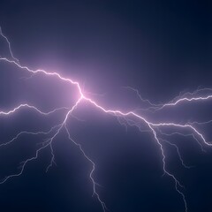 lightning in the sky