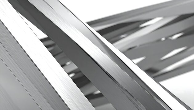 Abstract metallic structures