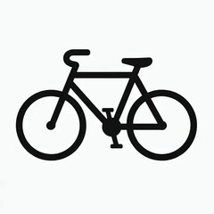 bicycle isolated on white