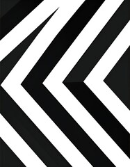 Abstract black and white diagonal stripes