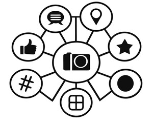Social Media Network Icons Vector