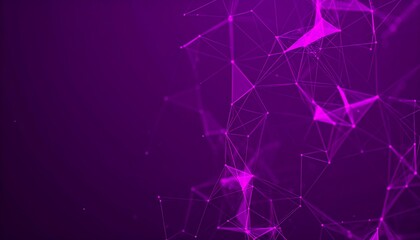 Abstract purple plexus network