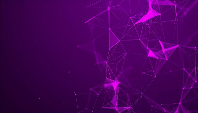 Abstract purple plexus network