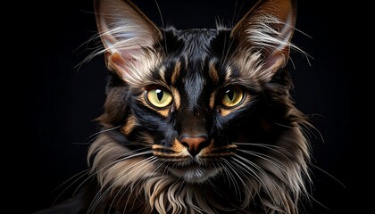 Close-up portrait of a cat