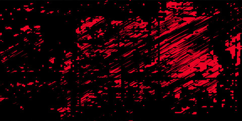 abstract red brushstroke with black halftone style Vintage dark pop art background Circle dots pattern retro Round spot classic texture