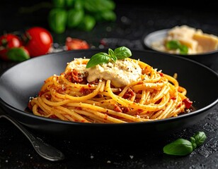 Vegan Sun-Dried Tomato Pasta with Creamy Sauce