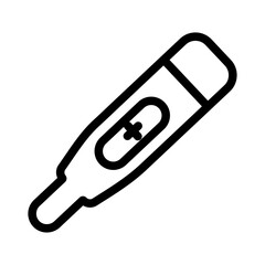 Pregnancy Test Kit Line Icon of Reproductive Health Icon Set