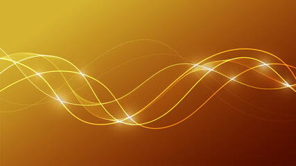 Futuristic Technology Background with Neon Lights and Dynamic Motion.