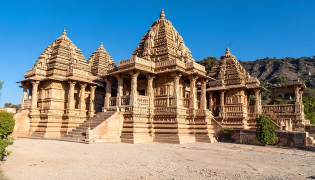 Ancient stone temple complex