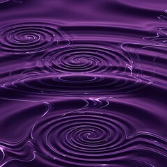 A mesmerizing design featuring swirling patterns of deep purple liquid, evoking a sense of motion and depth.