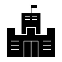 City Hall black icon