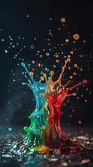 Surreal Cinematic Splash of Color