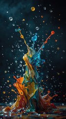 Hypnotic Atmospheric Dance of Droplets