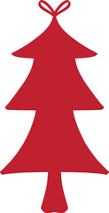 Red Christmas Tree