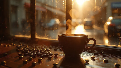 coffee in the cafe