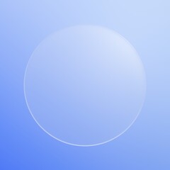 3D背景素材_グラスモーフィズム_青