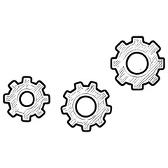Fototapeta premium Gears Settings Icon