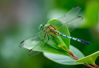 .A Green Dragonfly
