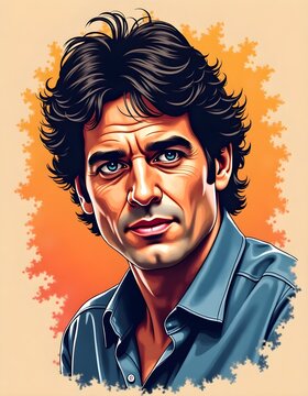 portrait of a handsome young man