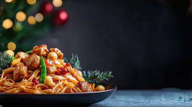 A striking advertisement poster that promotes a limited-time offer at a local cafe, featuring a high-quality image of a signature dish, complemented by enticing text that invites food lovers to