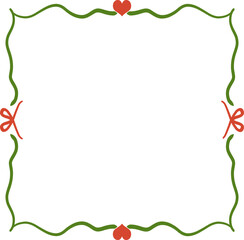 Green Decorative Cute Frame